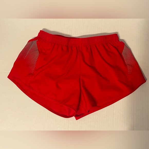 oiselle OG Distance Shorts - Size 4 - Red - GUC - Picture 1 of 3